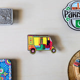 Acrlylic Rickshaw Truck Art Magnet
