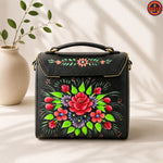 Rose Truck Art Inspired Handbag for Women
