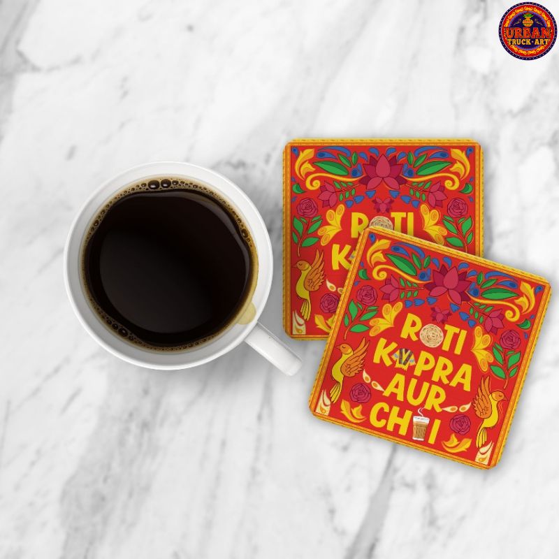 Truck Art Inspired Digital Coasters