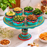 Green Garnishing Tray