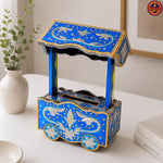 Blue Artistic Tissue Cart