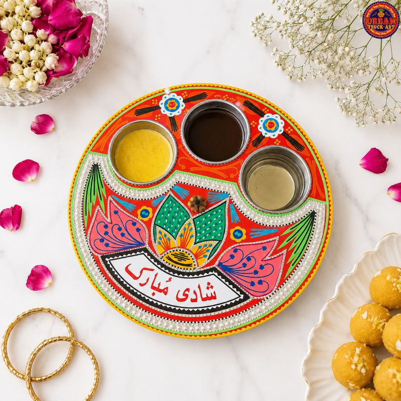 Shaadi Mubarak Wedding Tray