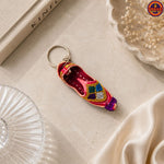 Shahi Red Khussa Keychain
