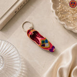 Shahi Red Khussa Keychain