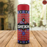 Red Ajrak Temperature Water Bottle