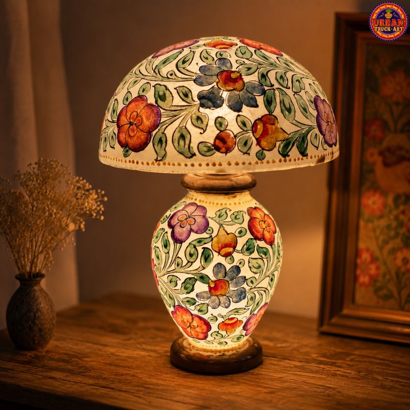 Singapore Hand Painted Lamp