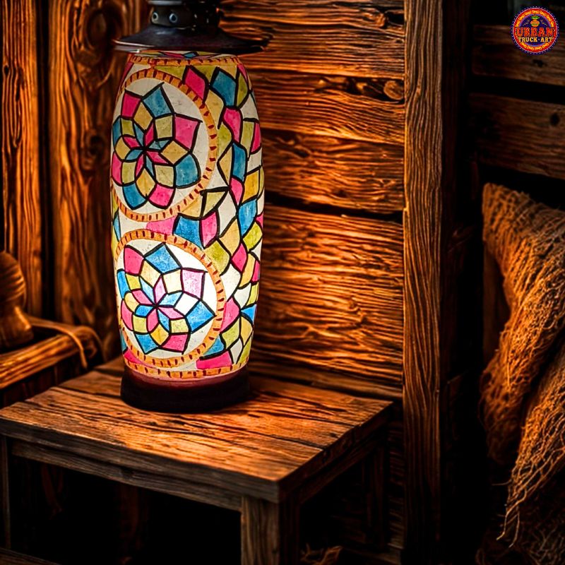 Sofia Camel Skin Lamp