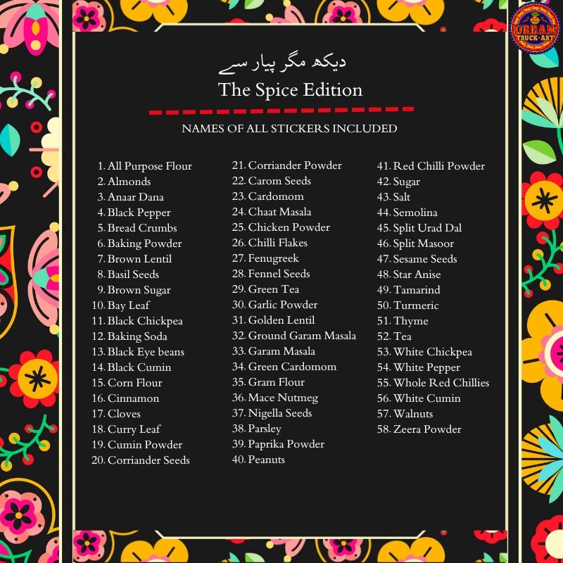 Spice Stickers