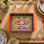 Star Wooden Tray on Wheels