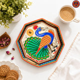 Sunshine Peacock Octagon Tray