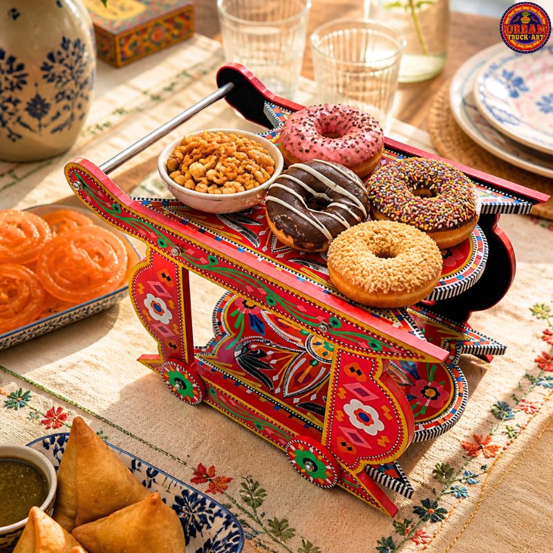 Red Table Tea Trolley 