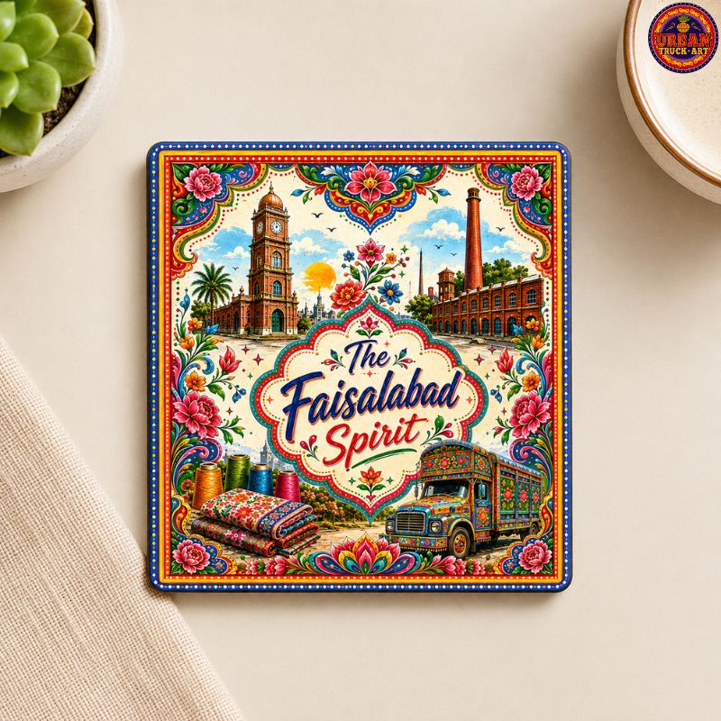 The Faislabad Spirit Truck Art Coaster