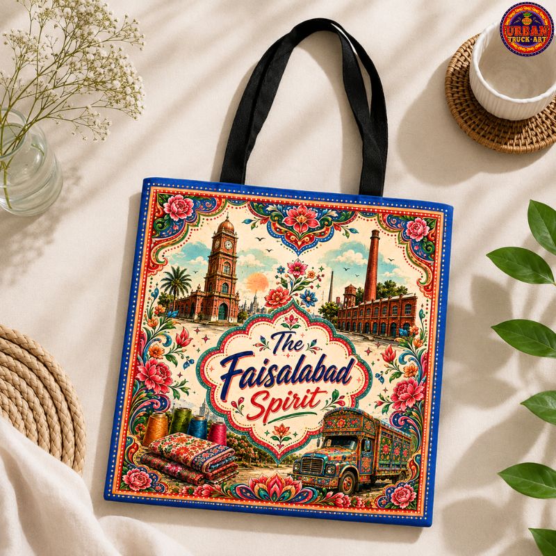 The Faisalabad Spirit Truck Art Tote Bag
