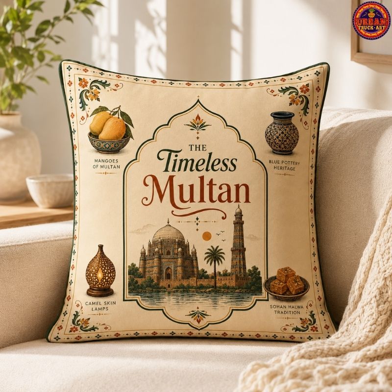 Timeless Multan Truck Art Cushion Cover