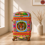Tiger Hand Painted Suitcase