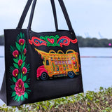 Truck Hand Painted Tote Bag