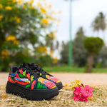 Black Truck Hand Painted Shoe