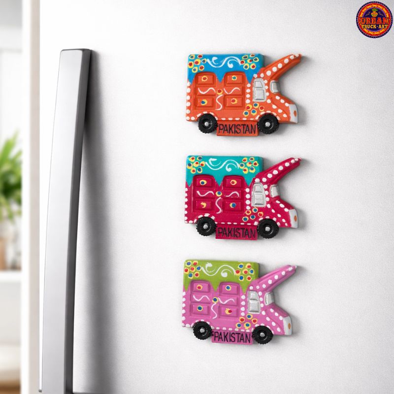 Truck Art Assorted Acrlyic Magnet for fridge