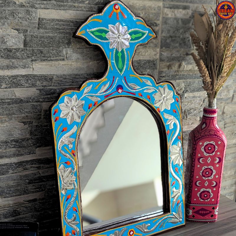 Truck Art Inspired Handmade Wall Mirror