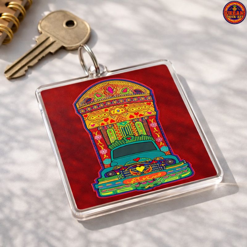 Pakistani Truck Art Keychains
