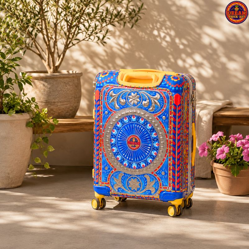 Blue Personalised Suitcase