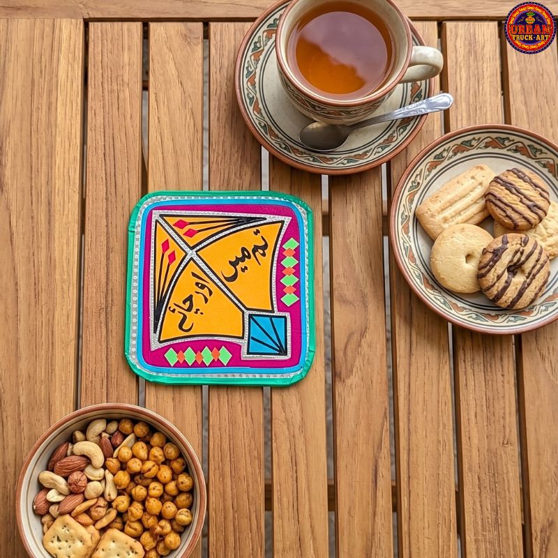 Tum Mein Aur Chai Truck Art Coaster