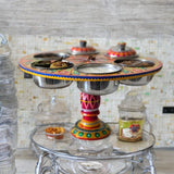 Yellow Truck Art Stand Chutney Tray 