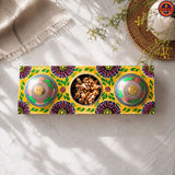 Yellow Mandala Masala Box