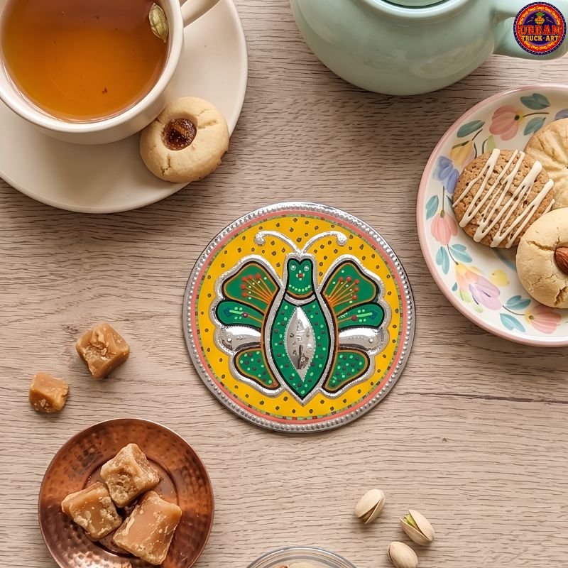 Yellow Tea Coaster