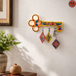 Yellow Hand Painted Keyholder