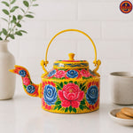 Yellow Hand Painted Teapot
