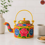Yellow Hand Painted Teapot