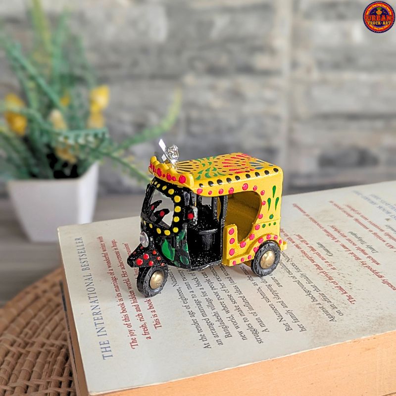 Yellow & Black Mini Rickshaw