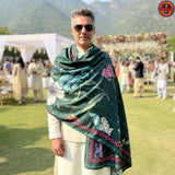 Green Truck Art Men Shawl