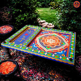 Blue Wooden Charpai