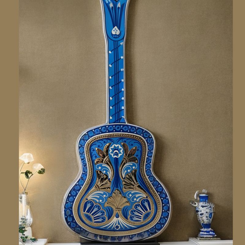 Blue Guitar Wall Hanging