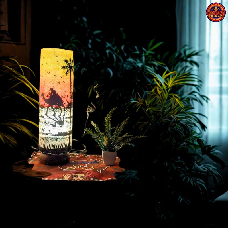 Jeddah Camel Skin Lamp