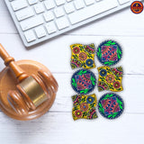 Truck Art Accessories, Tea Coaster, hand-painted, Bunki Truck Art, Pakistani Art, Home Décor, kitchen accessories