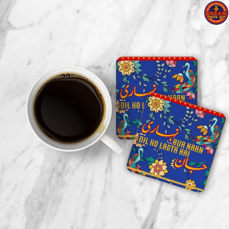 Truck Art Inspired Digital Coasters