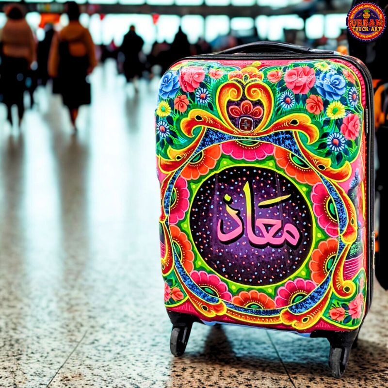 Hand Painted Truck Art Customised Suitcase