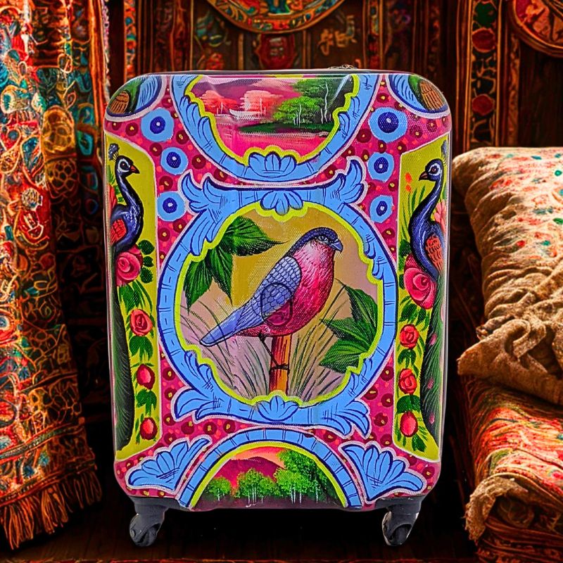 Sparrow Truck Art Painted Hand Carry Bag