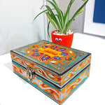 Orange  Unique Truck Art Jewelry Box