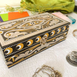 Black Classy Wooden Makeup Box