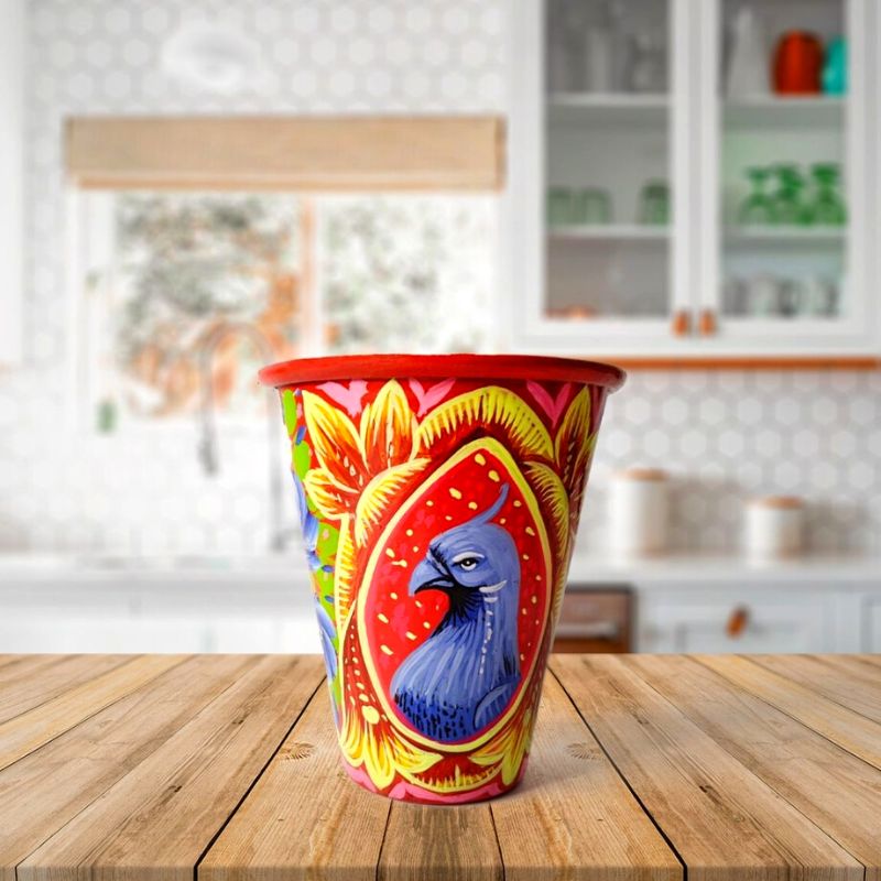 Parrot Red Glass