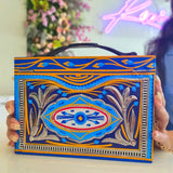 Blue Personalized Clutch