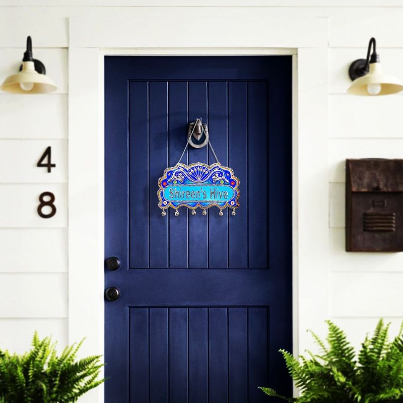 Blue Truck Art Name Plate
