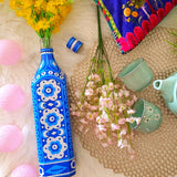 Blue Pottery Room Decoration Bottle