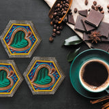 Green Apple Steel Coasters