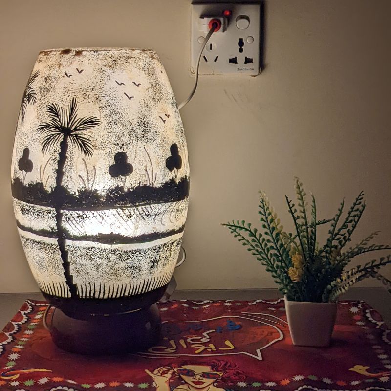 Kuwait Camel Skin Lamp