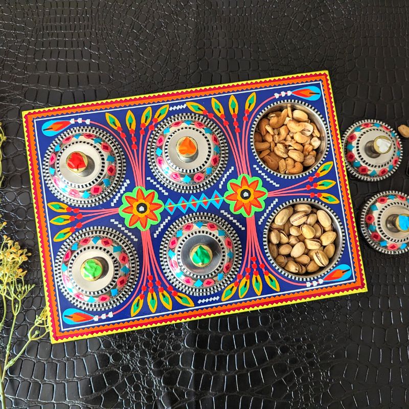 Purple Masala & Nimko Tray
